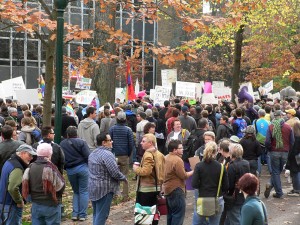 Proposition 8 protest at PSU, November 15 2008