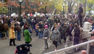 Proposition 8 protest at PSU, November 15 2008