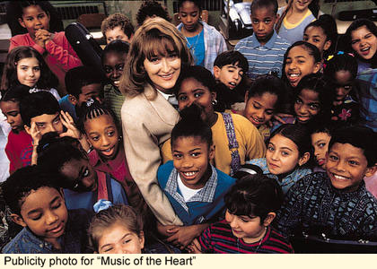 Publicity photo from "Music of the Heart," starring Meryl Streep and a whole platoon of adorable underprivileged children.