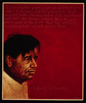 Portrait of Cesar Chavez