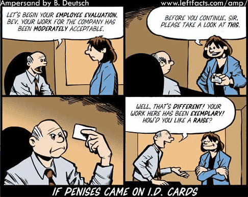 Cartoon: If Penises Came On I.D. Cards (original version)