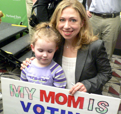 Sydney with Chelsea Clinton