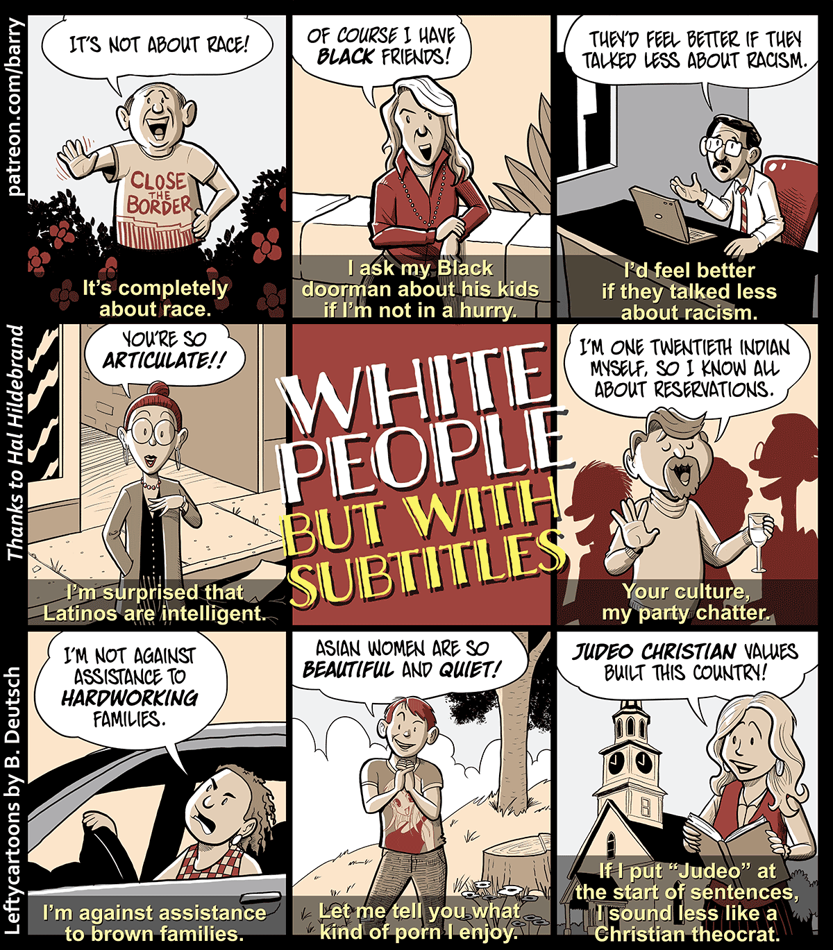 Cartoon: White People (But With Subtitles) | LaptrinhX / News